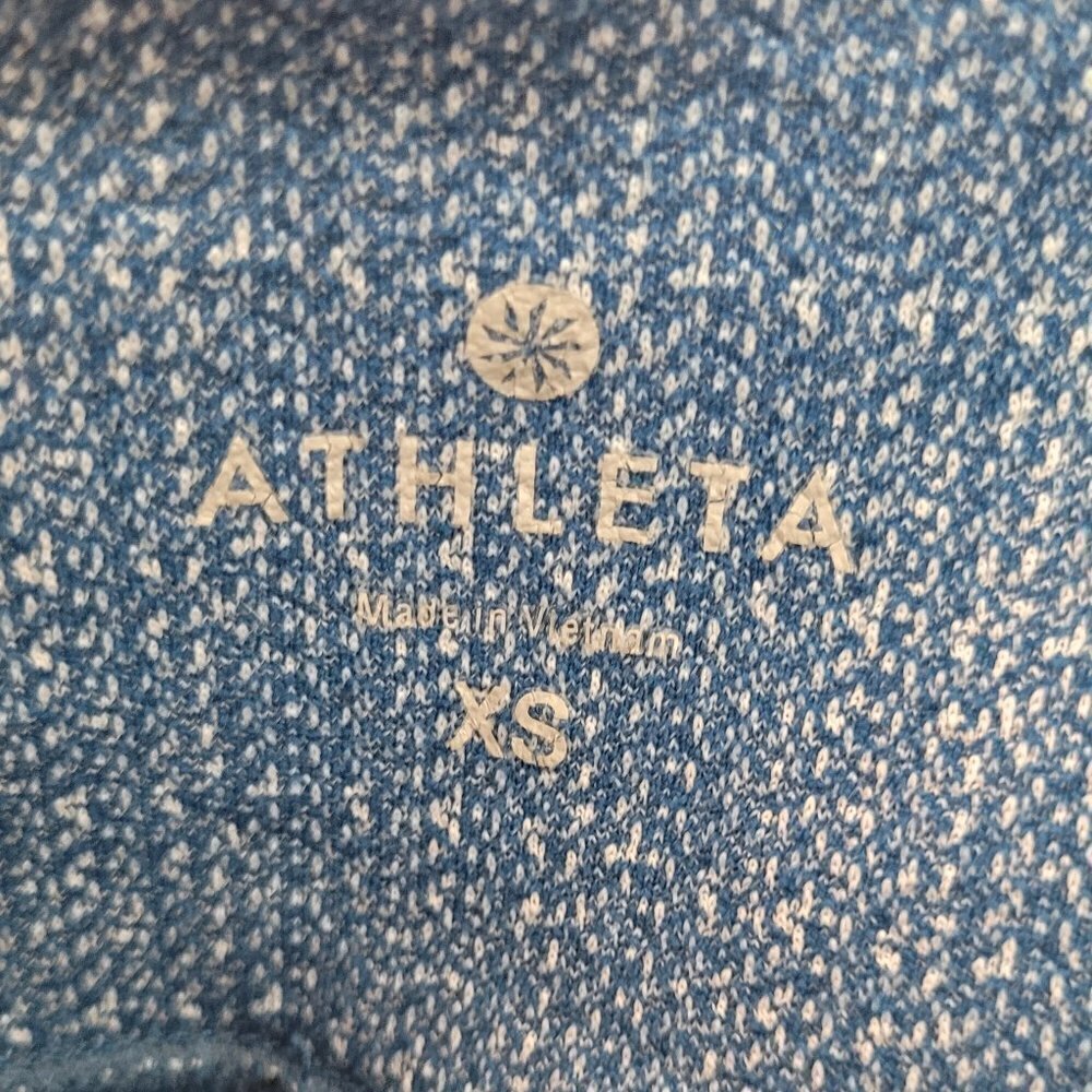 Athleta Static Drifter Capri/Crop Legging Ocean Blue XS 983305 - Picture 8 of 11